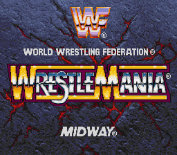 WWF WrestleMania (Europe) Title Screen